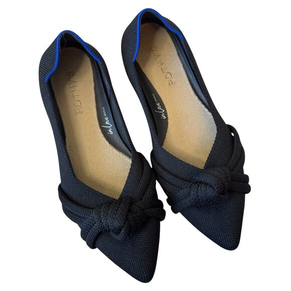 ROTHYS The Knot Point II Black Size 6 - Picture 1 of 8